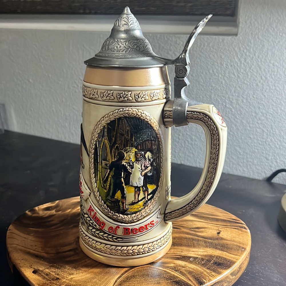 Limited Edition Anheuser Busch Stein “D” Series aging and cooperage process